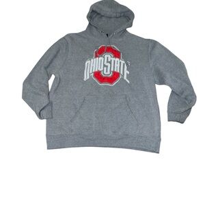 Gray Ohio State Hoodie